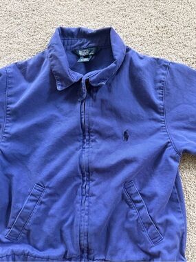 Polo Ralph Lauren Purple Zip-Front Harrington Jacket